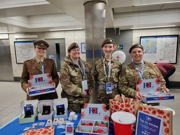 FANYs support London Poppy Day 2023