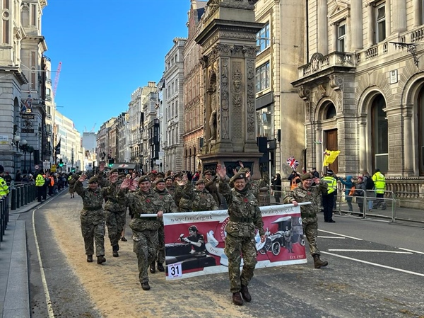 Representing the Corps at the Lord Mayor’s Show 2023