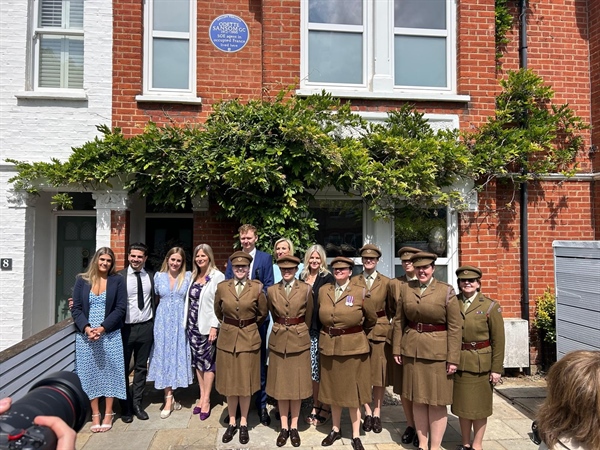 Unveiling of a Blue Plaque to commemorate Odette Hallows