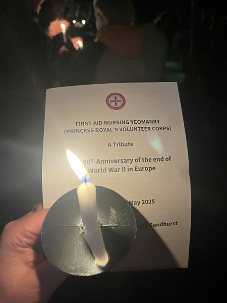FANY VE80 Service of Remembrance and Commemoration at Annual Camp
