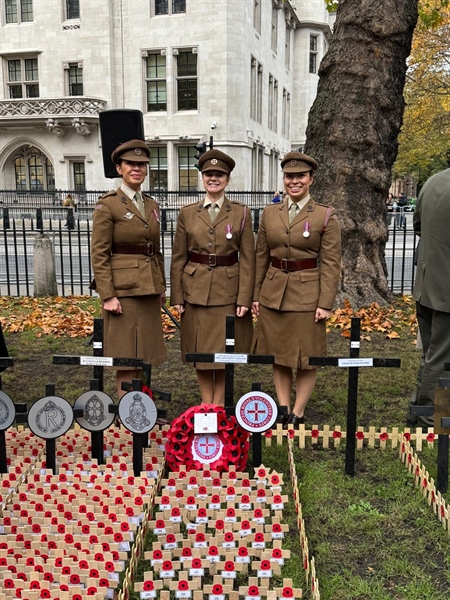 Representing the Corps at the Field of Remembrance