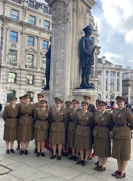 Representing the Corps at the Service of Remembrance with the Commemoration of the Fallen at St. Paul’s Cathedral