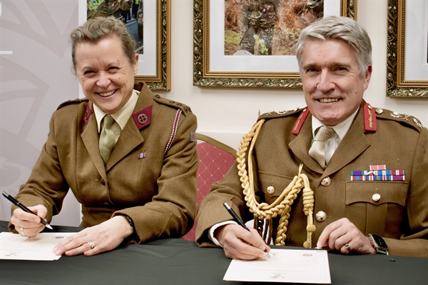 First Aid Nursing Yeomanry (Princess Royal's Volunteer Corps) signs the Armed Forces Covenant